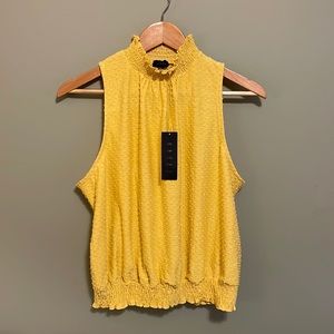NWT Sunflower Yellow Stretch Blouse/ Shirt (XL) 🌻